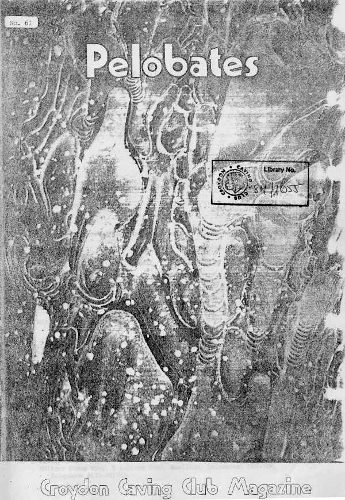 Ice formations in a frozen river bed in Czechoslovakia