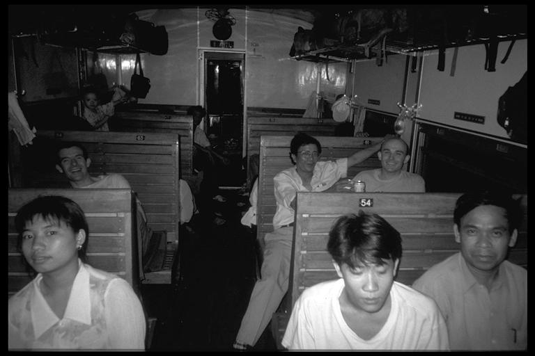 The editor drunk - on a train